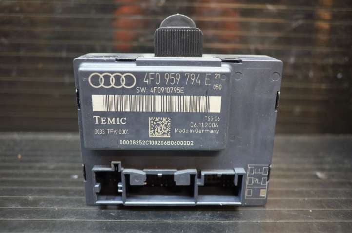 4F0959794E Audi A6 Allroad C6 Durų elektronikos valdymo blokas