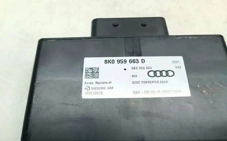 Audi A6 C7 (2011 - 2014) 8K0959663D Преобразователь напряжения — фото 3