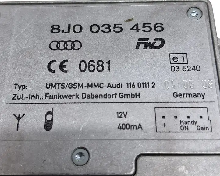Audi Q5 SQ5 (2008 - 2012) 8J0035456 Блок управления антеннами — фото 5