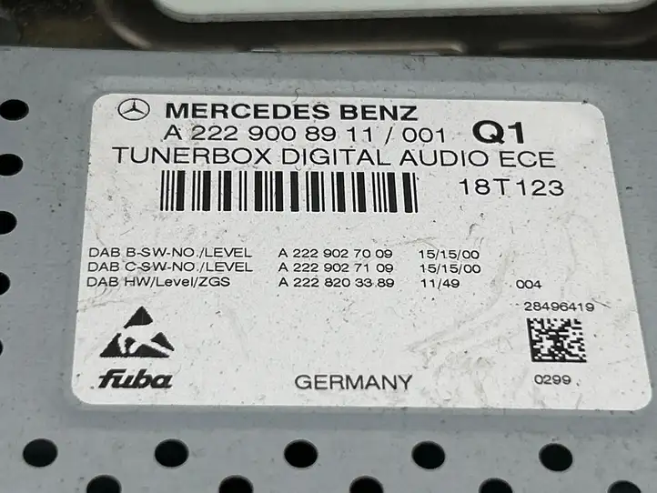 Mercedes-Benz GLC X253/C253 (2015 - ) A2228203389 Блок Hi-Fi аудиосистемы — фото 4