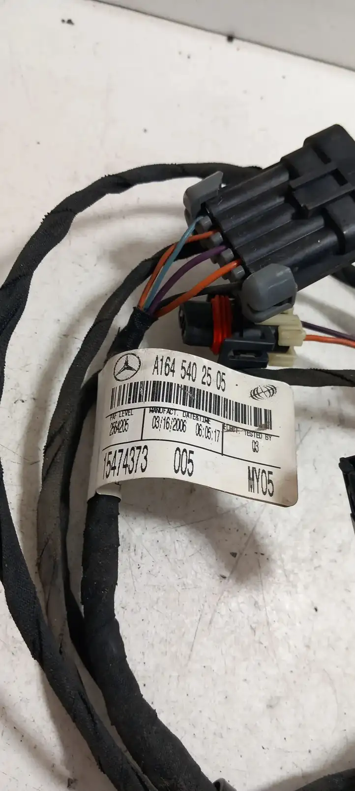 Mercedes-Benz ML W164 (2005 - 2011) A1645402505 Прочая электропроводка — фото 2