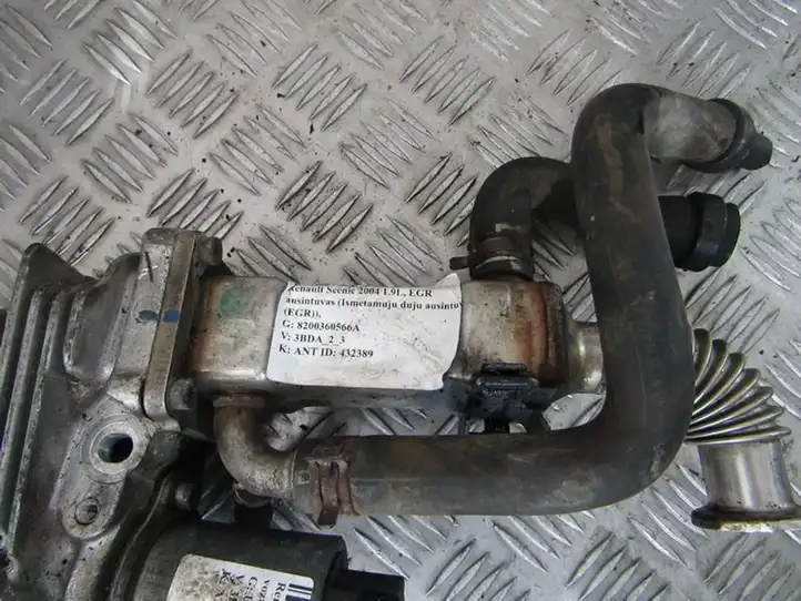 Renault Scenic II - Grand scenic II (2003 - 2006) 8200360566A Охладитель клапана EGR — фото 1