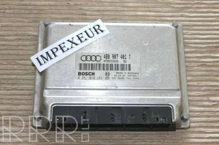 4B0907401T Audi A6 S6 C5 4B Variklio valdymo blokas