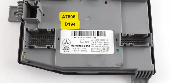Mercedes-Benz E W213 (2016 - ) A2139005315 Блок SAM — фото 2