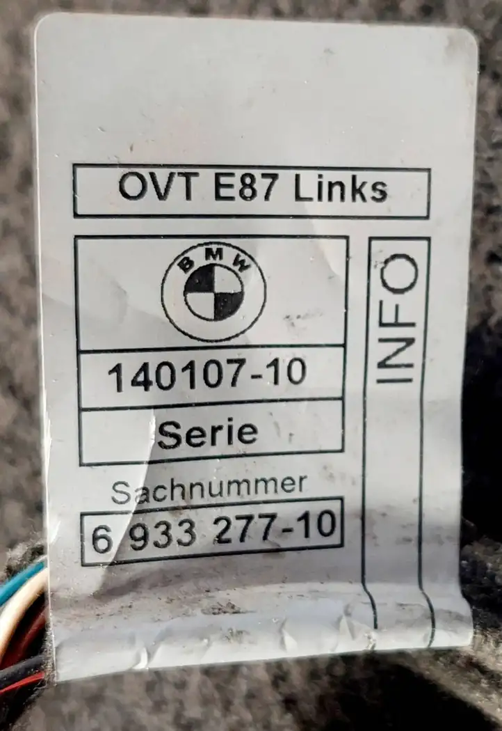 BMW 1 E81 E87 (2004 - 2011) 6933277 Проводка задней двери — фото 4