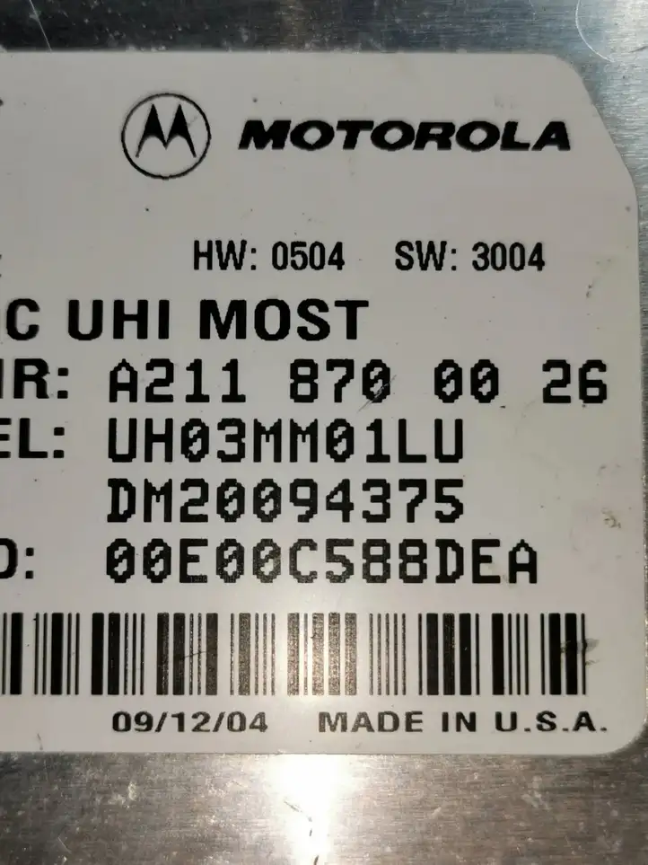 Mercedes-Benz C W203 (2000 - 2007) A2118700026 Блок GSM — фото 5