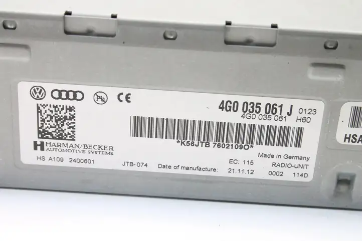 Audi A4 S4 B8 8K (2011 - 2015) 4G0035061J Магнитола / мультимедийная система — фото 5
