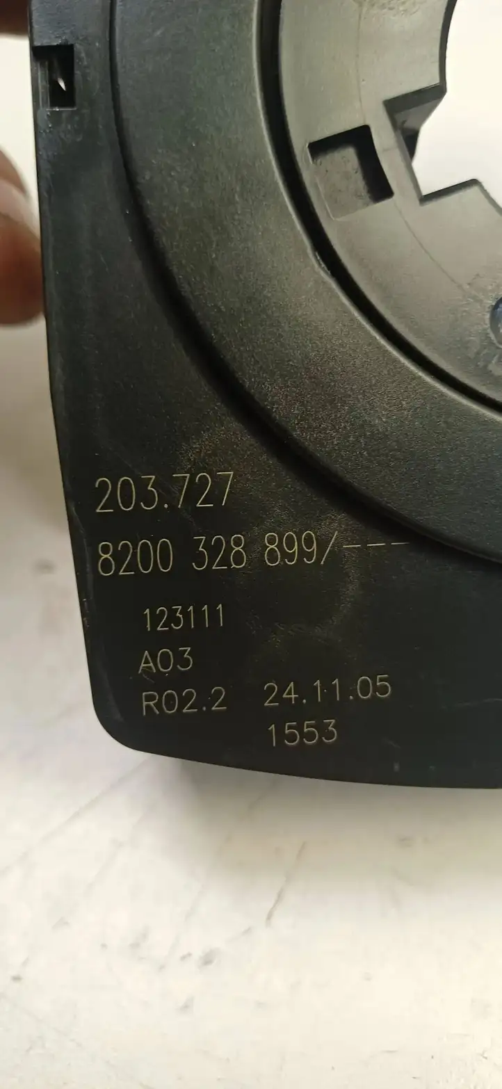 Renault Laguna II (2001 - 2005) 8200328899 Датчик угла поворота руля — фото 3