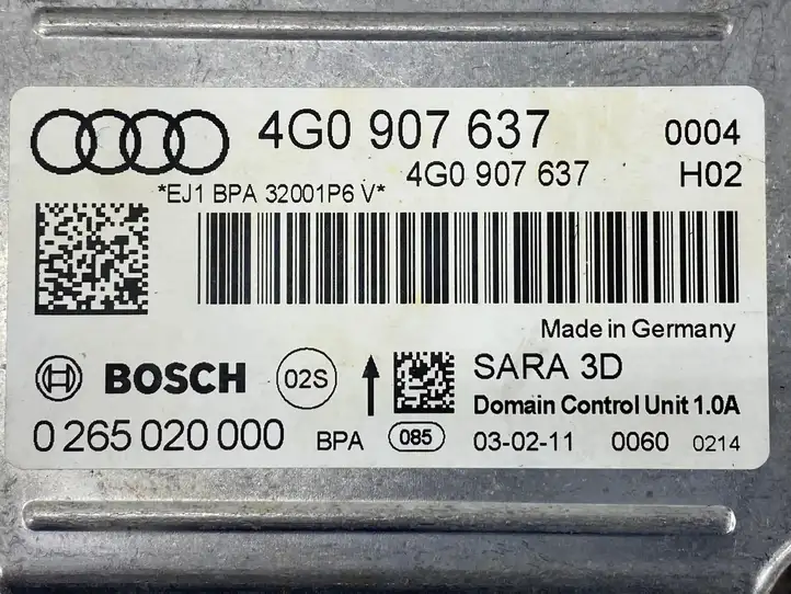 Audi A7 S7 4G (2010 - 2014) 4G0907637 Блок управления ESP — фото 4