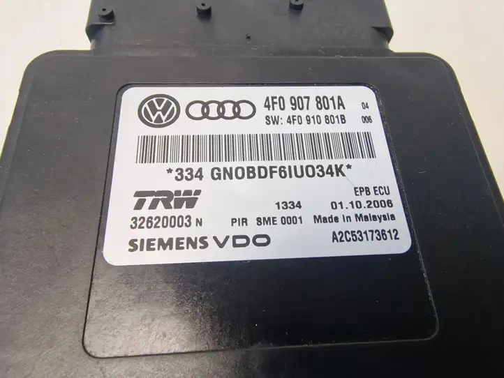 Audi A6 Allroad C6 (2006 - 2008) 4F0907801A Блок управления стояночным тормозом — фото 2