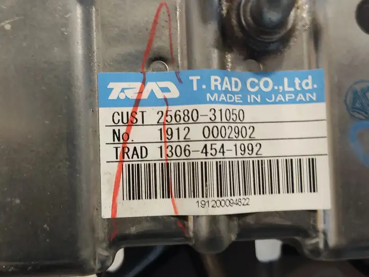 Lexus RX 450H (2019 - ) 2568031050 Охладитель клапана EGR — фото 12