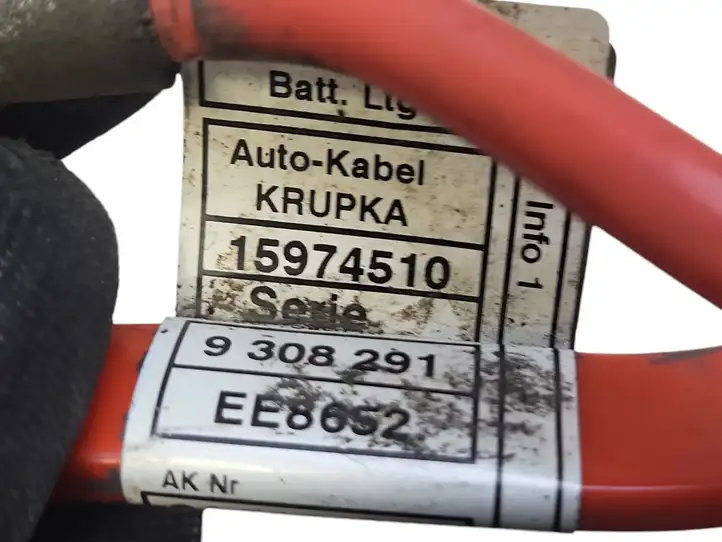 BMW 1 F20 F21 (2011 - 2019) 9247449 Плюсовой провод аккумулятора — фото 7