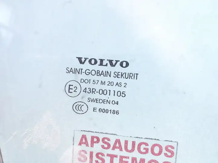 Volvo S60 (2000 - 2004) AS2 Стекло передней двери — фото 2