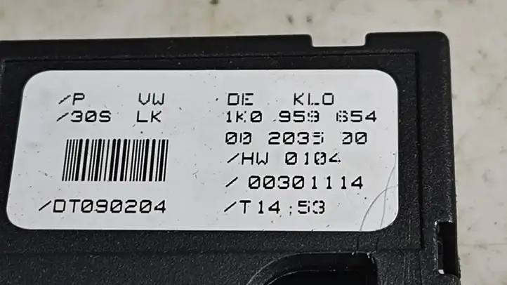 Seat Altea (2004 - 2009) 1K0959654 Датчик угла поворота руля — фото 1