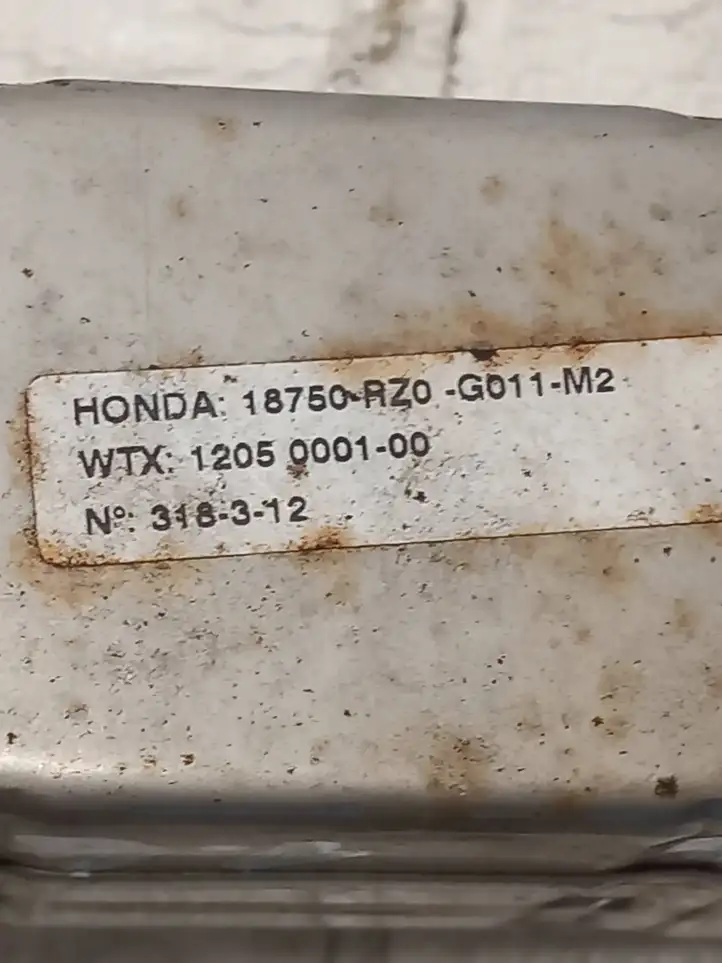 Honda CR-V (2012 - 2016) 18750RZ0G011M2 Охладитель клапана EGR — фото 4