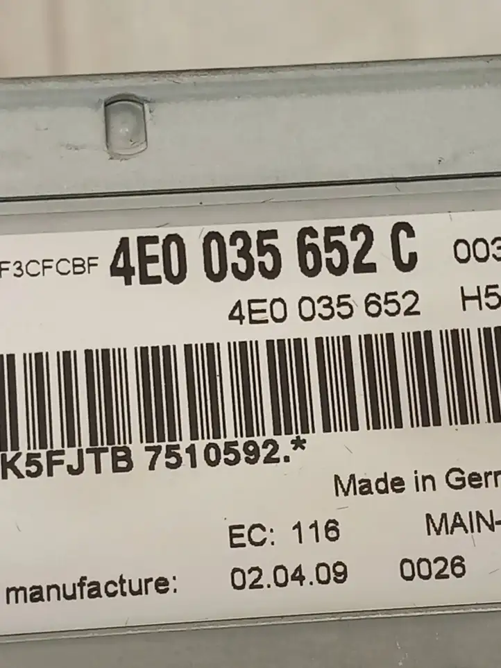 Audi A6 S6 C6 4F (2008 - 2011) 4E0035652C Магнитола / мультимедийная система — фото 3