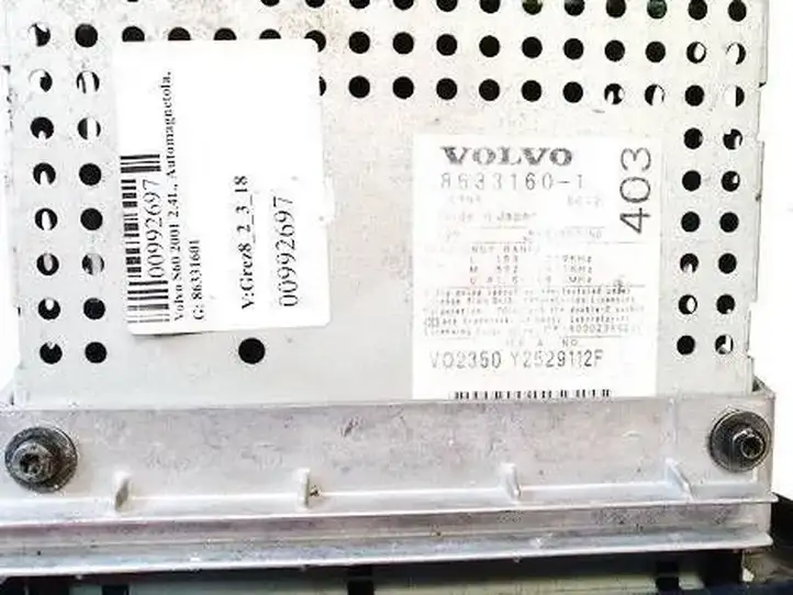 Volvo S60 (2000 - 2004) 86331601 Магнитола / мультимедийная система — фото 2