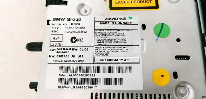 BMW 3 E90 E91 (2005 - 2012) 65126983018 Магнитола / мультимедийная система — фото 3