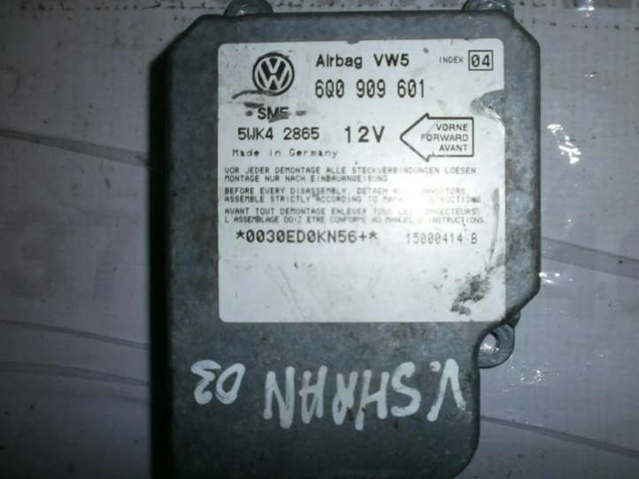 6Q0909601 Volkswagen Sharan Oro pagalvių valdymo blokas