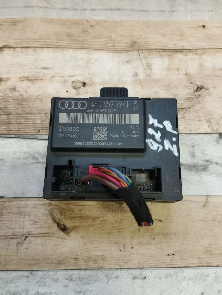 4F0959794F Audi A6 S6 C6 4F Durų elektronikos valdymo blokas