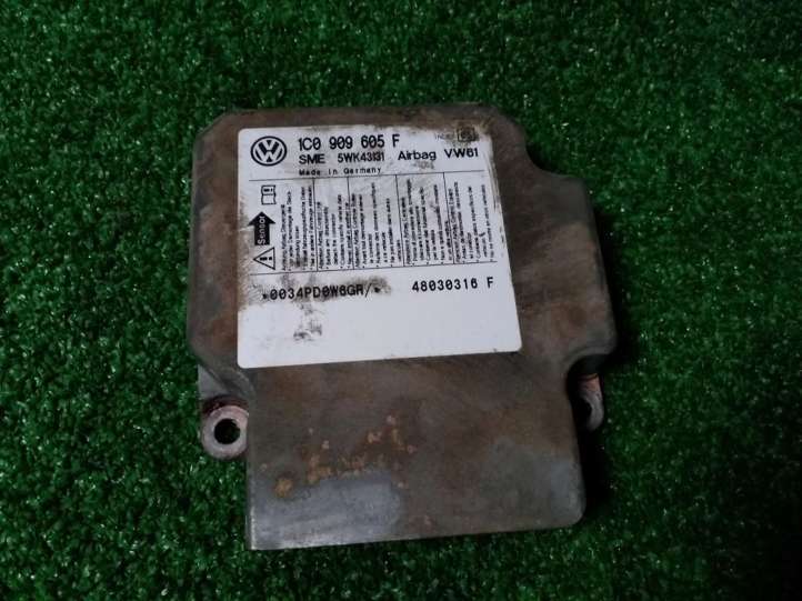 1C0909605F Volkswagen Sharan Oro pagalvių valdymo blokas