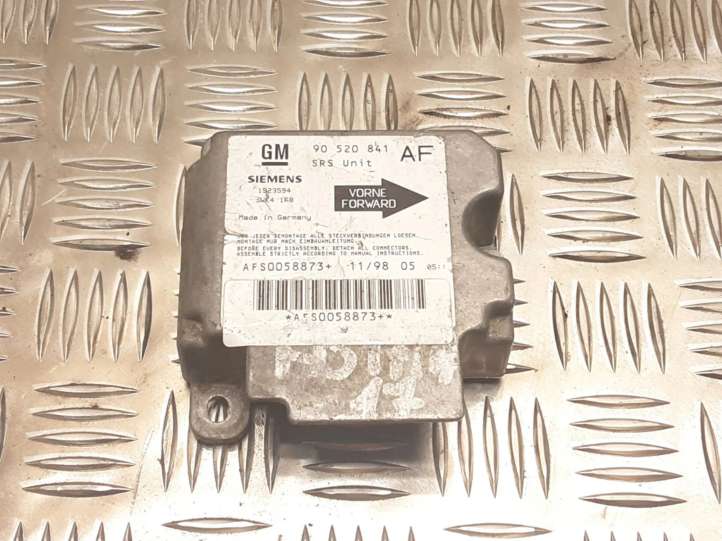 90520841 Opel Astra G Oro pagalvių valdymo blokas