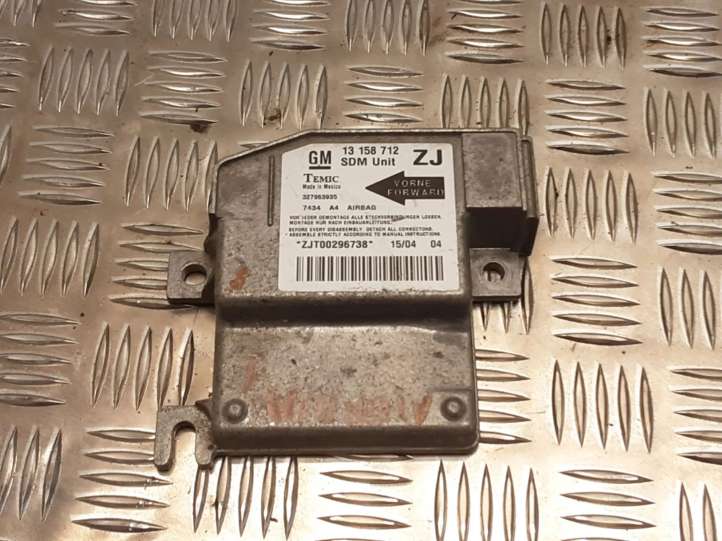 13158712 Opel Meriva A Oro pagalvių valdymo blokas