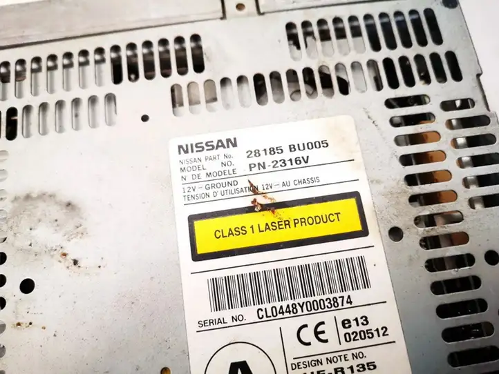Nissan (2000 - 2006) 28185bu005 Магнитола / мультимедийная система — фото 2