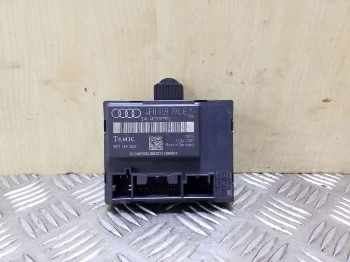 4F0959794E Audi A6 S6 C6 4F Durų elektronikos valdymo blokas