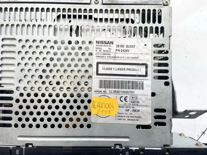 Nissan (2000 - 2006) 28185bu007 Магнитола / мультимедийная система — фото 2