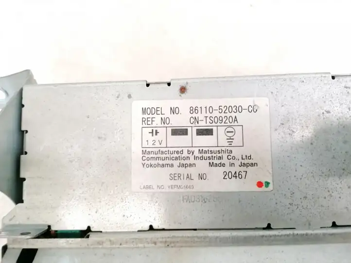 Toyota Yaris Verso (1999 - 2005) 8611052030CC Магнитола / мультимедийная система — фото 2