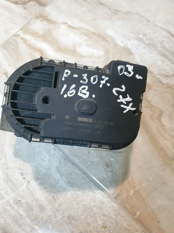 Peugeot 307 CC (2001 - 2005) 0280750085 Дроссельная заслонка — фото 1