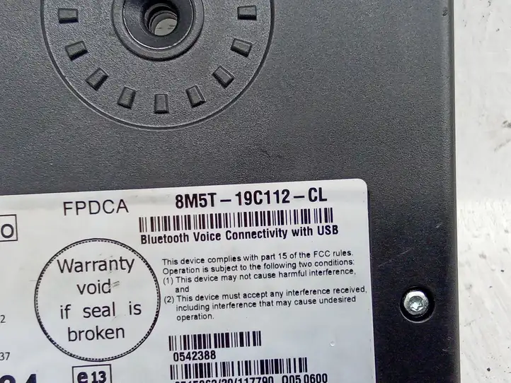 Ford S-MAX (2006 - 2010) 8M5T19C112 Bluetooth модуль — фото 3
