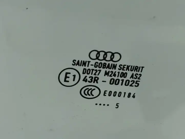 Audi A4 S4 B7 8E 8H (2004 - 2009) 8e0845232 Стекло передней двери — фото 3