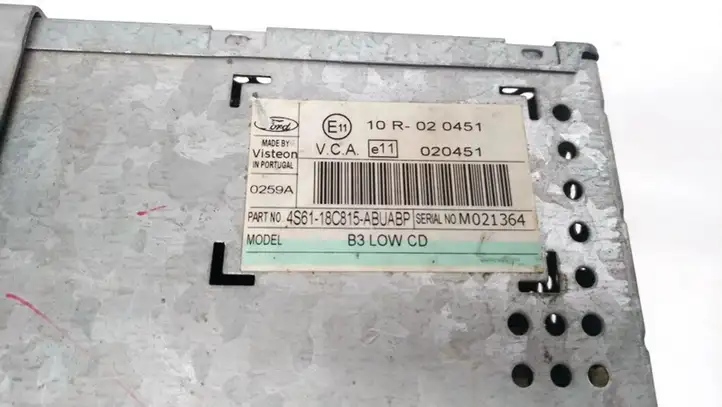 Ford Fusion (2002 - 2005) 4S6118C815ABUABP Магнитола / мультимедийная система — фото 3