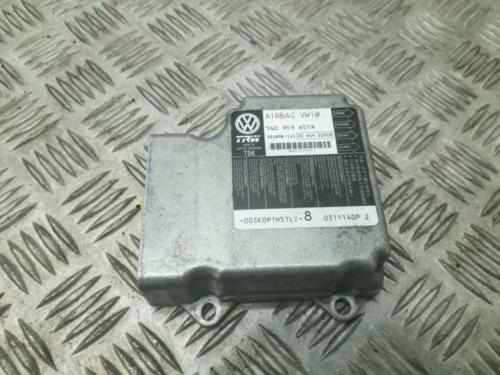 5N0959655R Volkswagen PASSAT B7 Oro pagalvių valdymo blokas