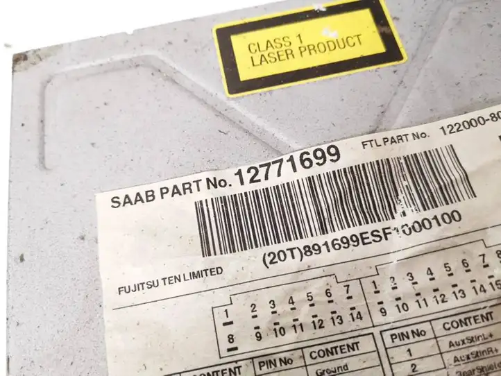 Saab 9-5 (2006 - 2010) 12771699 Магнитола / мультимедийная система — фото 2