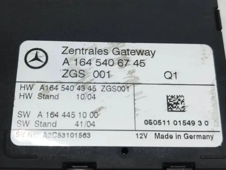 Mercedes-Benz ML W164 (2005 - 2011) A1645406745 Модуль Gateway — фото 8