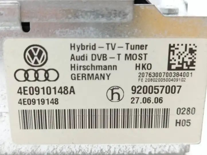 Audi Q7 4L (2005 - 2009) 4E0919148A Модуль управления видео — фото 9