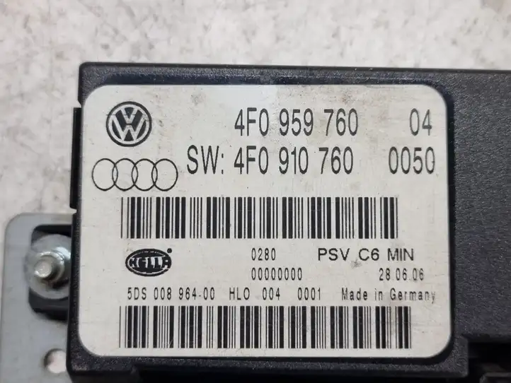 Audi A6 S6 C6 4F (2004 - 2008) 4F0959760 Блок управления сиденьем — фото 8