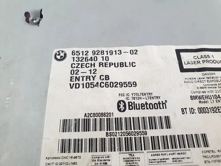 BMW 1 F20 F21 (2011 - 2019) 9281913 Магнитола / мультимедийная система — фото 6
