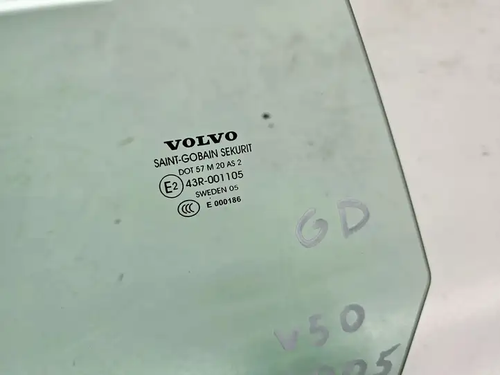 Volvo V50 (2004 - 2008) 43R001105 Стекло задней двери — фото 2