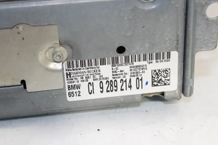 BMW 3 F30 F35 F31 (2012 - 2018) 9289214 Магнитола / мультимедийная система — фото 6