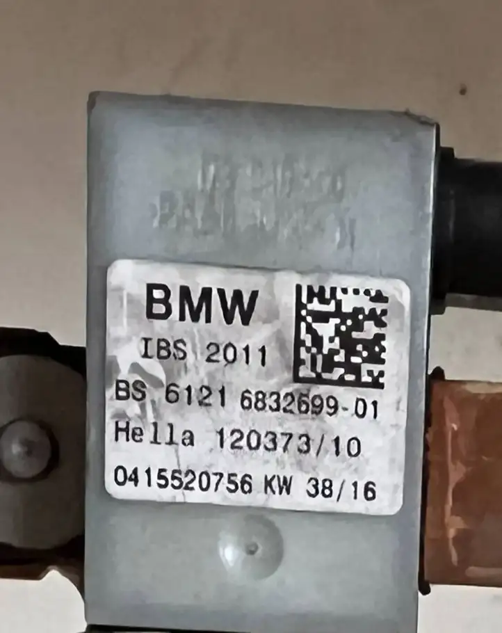 BMW 3 F30 F35 F31 (2012 - 2018) 6832699 Минусовой провод аккумулятора — фото 8