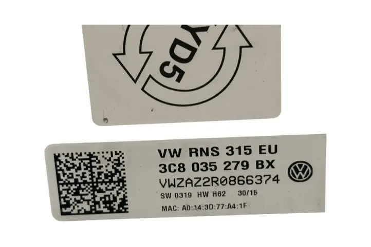 Volkswagen PASSAT B7 (2011 - 2014) 3C8035279BX Магнитола / мультимедийная система — фото 3