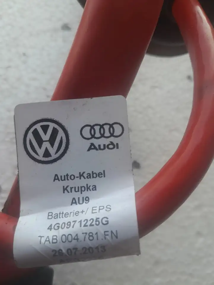 Audi A6 C7 (2011 - 2014) 4G0971225G Плюсовой провод аккумулятора — фото 3