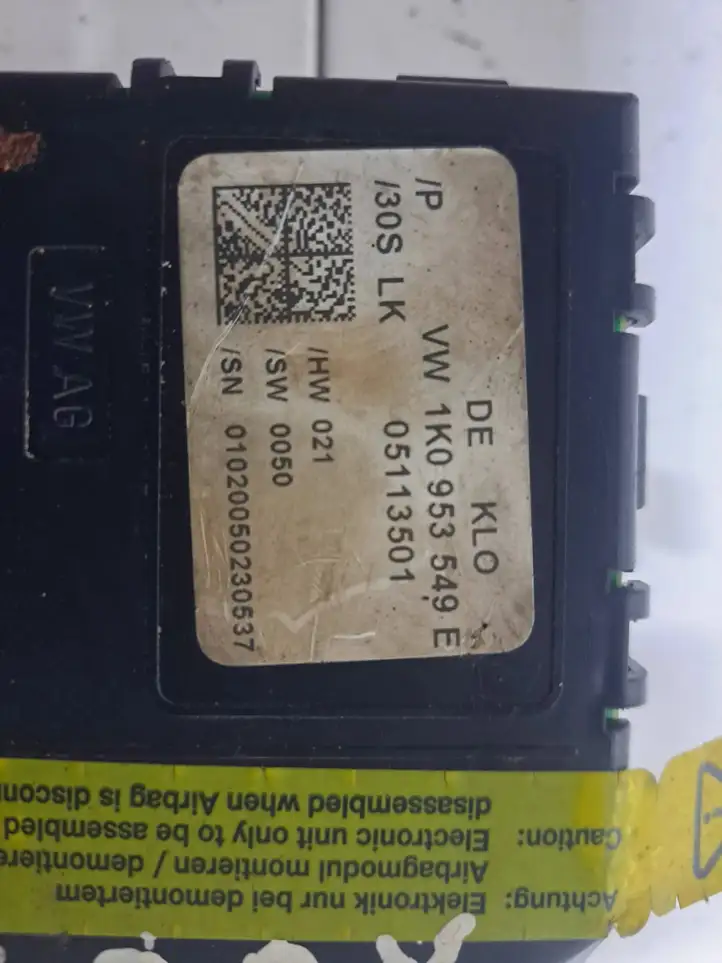 Volkswagen Caddy (2004 - 2010) 1K0953549E Датчик угла поворота руля — фото 5