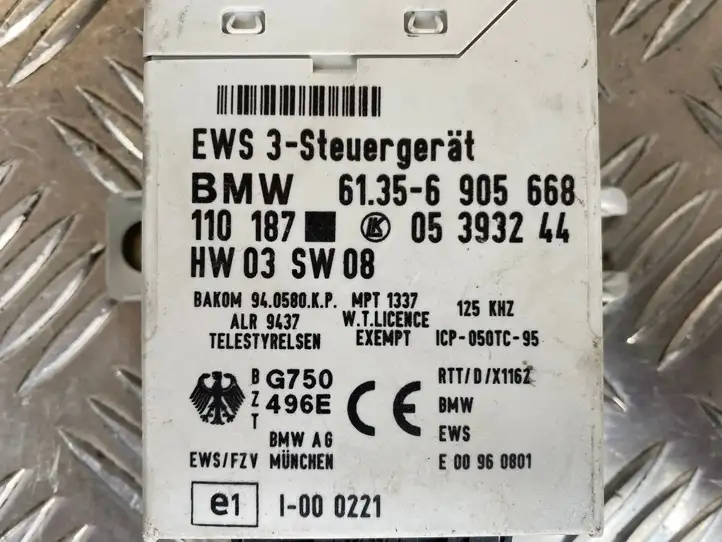 BMW 5 E39 (1996 - 2003) 61356905668 Блок иммобилайзера — фото 4