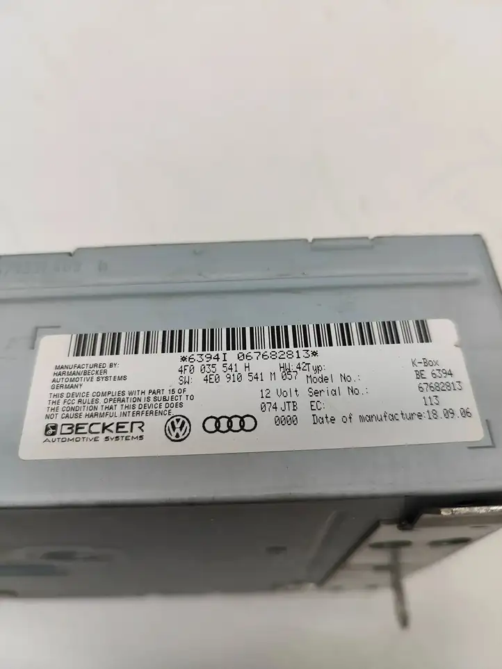 Audi A6 Allroad C6 (2006 - 2008) 4E0910541M Магнитола / мультимедийная система — фото 6