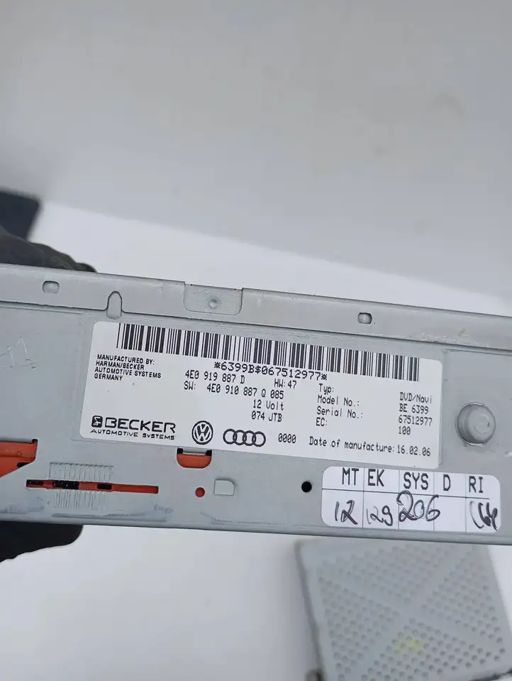 Audi Q7 4L (2005 - 2009) 4e0919887 Магнитола / мультимедийная система — фото 6